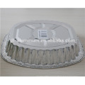 Household disposable aluminum oval roasting plate